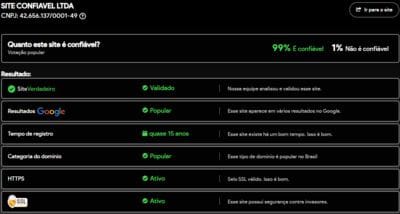 Site verificado e verdadeiro:voz777com